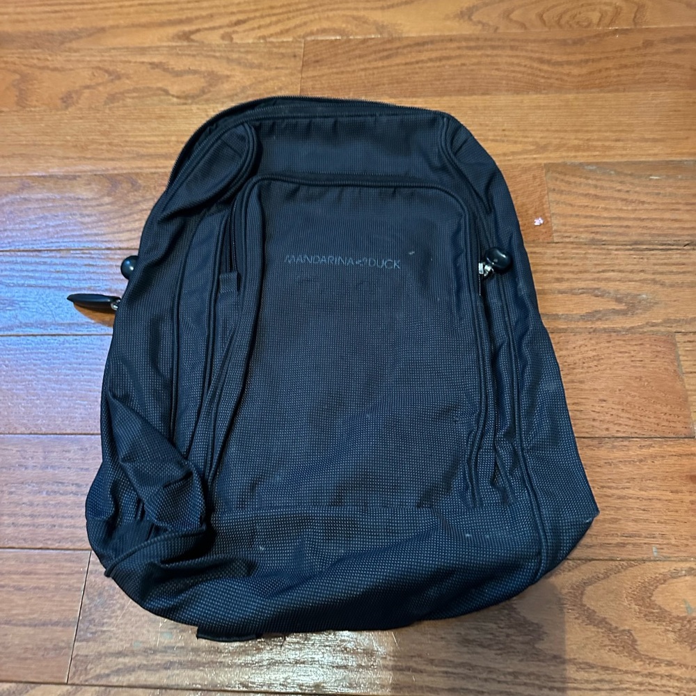 mandarina duck Black Backpack